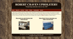 Desktop Screenshot of cravenupholstery.com